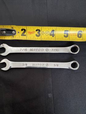 Mc142-mc122 Matco Tools 2 Wrenches Set 7/16-3/8