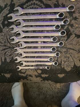 Mc9m2k-mc20m2k Matco Tools Mc9m2k 9-20mm 12 Piece Metric Chrome Wrench Set Usa