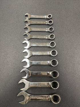 Mcs17m2k Matco Tools Stubby Combination Metric Wrench Set 10-19mm 10 Pieces. Usa. Rcs.