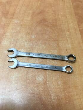 Rc182-rc202 Matco Tools Silver Eagle 9/16 Inch 5/8 Combination Wrench 12 Point Lot Of 2 Rc182 Rc202