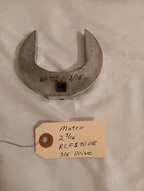 Rcfs70oe Matco Tools Crows Foot Open End 2-3/16 3/8 Drive