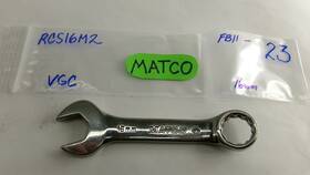 Rcs16m2 Matco Tools 16mm Metric 12 Point Combination Wrench Usa Nice