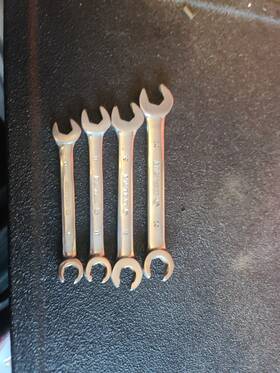 Rfcm12 Matco Tools 4pc Line Wrench Lot 10 - 12 And 14