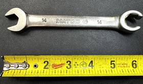 Rfcm14 Matco Tools 14mm 6-point Metric Open End / Flare Nut Wrench Usa