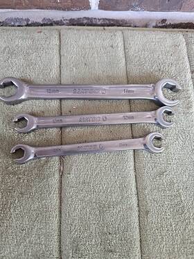 Rfm911a Matco Tools 3 Misc 6pt Open Ended Wrenches. 9mm/11mm 10mm/12mm &15mm/17mm