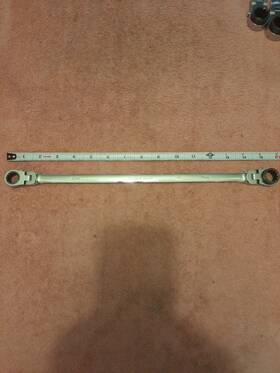 Matco Tools Rrfxl1315 13 Mm X 15 Closed End Flex Head Extra Long Ratchet Wrench