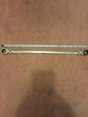 Matco Tools Rrfxl1719 17 Mm X 19 Closed End Flex Head Extra Long Ratchet Wrench