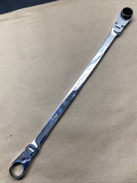 Rwfxlm1719 Matco Tools Tool 17mm X 19mm Metric Long Double Ratcheting Flex Head Wrench