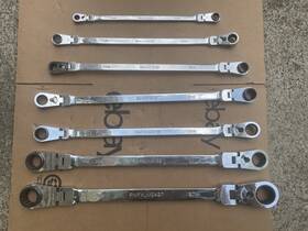 Rwfxlm2427 Matco Tools Reversible Double Box Flex Ratcheting Wrench 8-27mm 7 Piece Set