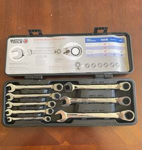 S9rrc8 Matco Tools 90 Tooth Sae Reversible Ratcheting Wrench Set 8 Pc. Spline Read
