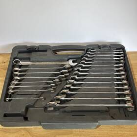 Sabse111p Matco Tools Silver Eagle By Sae And Metric Combination Wrench Set 12pt 22pc Read