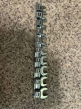 Smcfsm1 Matco Tools 10 Piece 3/8 Drive Metric Crowfoot Wrench Set