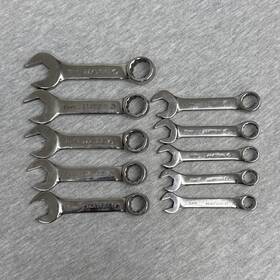 Smcsm102c Matco Tools 10-piece Metric Stubby Combination Wrench Set 10mm-19mm