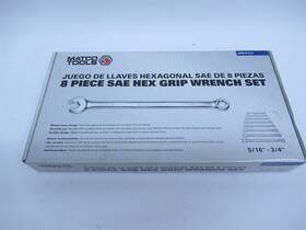 Gp3125229 Matco Tools Smewxl8 8pc Sae Hex Grip Wrench Set 5/16 Inch -3/4