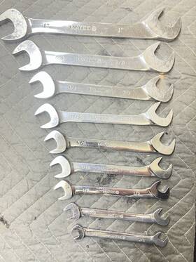 Stoea7ta Matco Tools 7 Piece Offset Wrench Set 7/8 And 1 Inch Additional