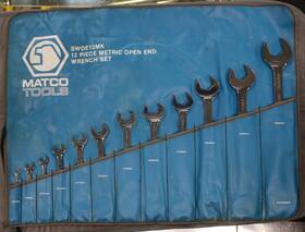 Swoe12mk Matco Tools 12pc Metric Double Open End Wrench Set