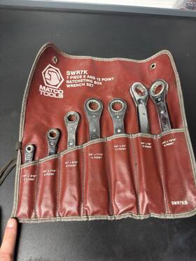 Swr7k Matco Tools 7 Piece 6 And 12 Point Ratcheting Box Wrench Set