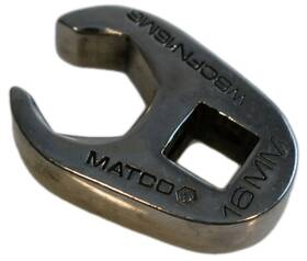 Wbcfn16m6 Matco Tools 16mm Metric Flare Nut Crowsfoot Socket 6 Point 3/8 Inch Drive