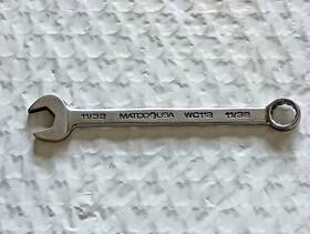 Wc112 Matco Tools Matcco Usa 11/32 Inch Combination Wrench 4.2 Long 12 Point