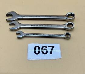 Wc126 Matco Tools Wc146 Usa 3 Pcs Wc86 Sae Combination Wrench 6 Point Chrome