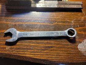 Wc168 Matco Tools 1/2 Inch 6pt. Combination Wrench - Vintage Usa