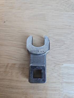 Wcfl20 Matco Tools 5/8 Inch Sae Open End Crowfoot Wrench 3/8 Drive Made In Usa