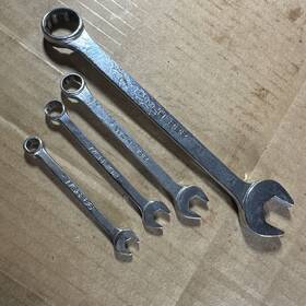 Wch-222 Matco Tools Usa Combination Wrench 4pc. Set Sae 6 And 12 Pt. Chrome 1/4 Inch - 11/16