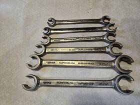 Wfnm911 Matco Tools 6 Pc. Metric Flare Nut Wrench Set