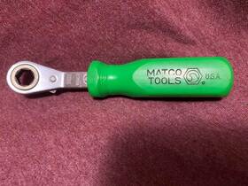 Wrdmg10 Matco Tools Wrdm10 10mm Green Handle Metric 6 Pt Offset Ratcheting Wrench Wrdmg 10 Mm