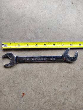 Roea26 Matco Usa Tools 4 Way Angle Head Open End Wrench - 13/16 Inch