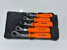 Wrd038 Matco Usa 5pc Wrd Ae Ratcheting Offset Box End Wrench Set Orange Handle 3/8-5/8 Inch