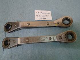 Matco Wrom1112 2 Usa Ratcheting Box End Wrenches Metric 11mm X 12mm And 13mm 14mm P114