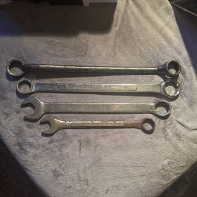 73729 Mixed 4 Jumbo Wrench Set Lot 1-1/2 Inch -1 P&c