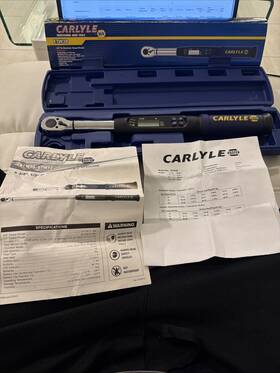 Napa 664766551680 Torque Wrench Digital 3/8 Inch Carlyle Hand Tool