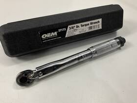 27173-u6 Oem Tools Used #6 - 27173 3/8 Inch Drive Click Style Torque Wrench 20-200 Inch/lbs