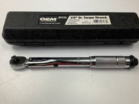 27173-u7 Oem Tools Used #7 - 27173 3/8 Inch Drive Click Style Torque Wrench 20-200 Inch/lbs