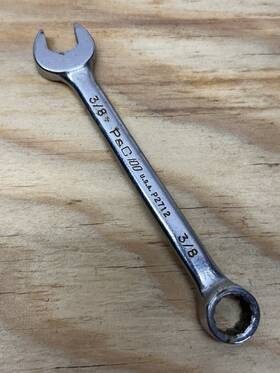P & C P2712 P&c 100 Tools 3/8 Inch Combination Wrench Chrome Usa Free Shipping