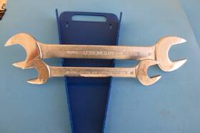 Palmera 1-1/8 1-1/2 1-5/8 2 Pc Set 1 X Inch And Dual Open-end Wrench Nice