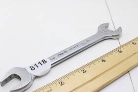 U01820 Par-x 9/16 Inch 5/8 6 Point Sae Open Ends Wrench Chrome Usa