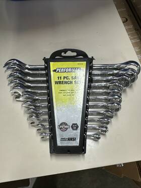 243-8142 Performax 11 Pc Sae Combination Wrench Set