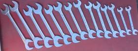 Pittsburgh Automotive P5696 Angle Wrench 14 Pcs Set Size 3/8 Inch To 1-1/4 30 And 60 Degree