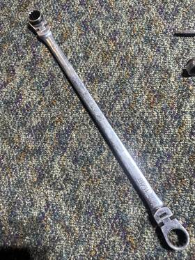 Plt-99761 Platinum 99761 11/16 Inch X 3/4 Combo Swivel Double Box End Ratcheting Wrench