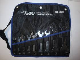 Plt-99589 Platinum Tech 9 Pc. Metric Super Thin Wrench Set - 8x9mm 30x32mm