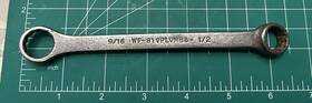 Wf-81 Plomb Vintage 1/2 Inch X 9/16 Double Box End Wrench Usa