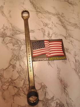 Wf-84 Plumb Vintage 7/8 Inch X 13/16 12 Point Double Box End Wrench - Made In Usa