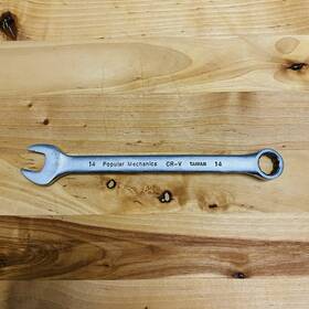 20114m Popular Mechanics Vintage Cr-v Metric 14mm 12 Point Combination Wrench