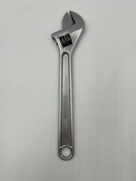 84-4701-12 Powr-kraft Vtg 12 Inch Adjustable Wrench Made In Usa Forged Alloy Steel