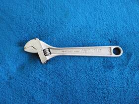 84-4701-60 Powr-kraft 6 Inch Adjustable Wrench Forged Alloy Steel Vintage Usa