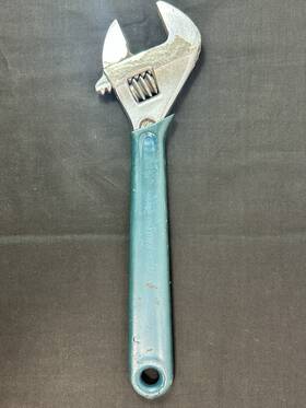 84-4704-12h Powr-kraft Vtg 12 Inch Adjustable Wrench Made In Usa Forged Alloy Steel