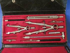 M08a Precision Instruments Drafting Kit - Germany / Pre Loved Tools In Vg Shape